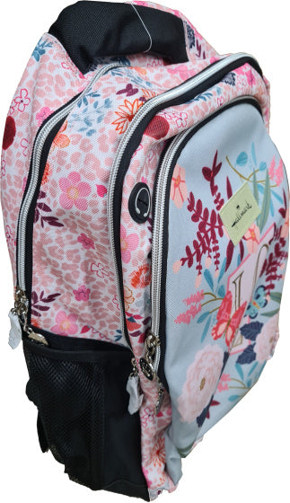 schoolrugzak Love 30 liter 48 cm polyester blauw/roze