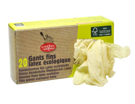 La droguerie écologique handschoenen latex eenmalig gebruik - l