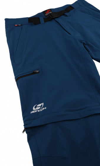afritsbroek Roland heren polyamide blauw mt S