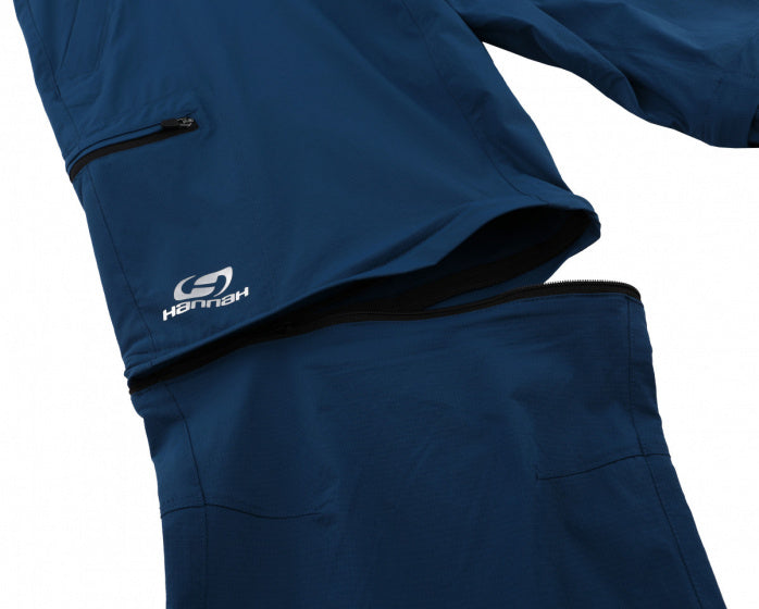 afritsbroek Roland heren polyamide blauw mt S