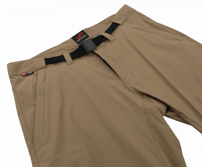 afritsbroek Roland heren polyamide/elastaan bruin mt XXL