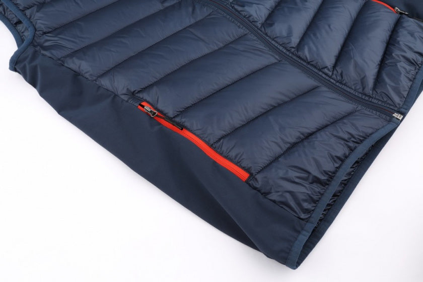 bodywarmer Stowe heren polyamide navy mt XL