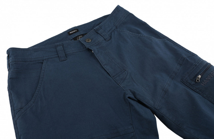 broek Remos heren katoen/elastaan blauw mt 3XL