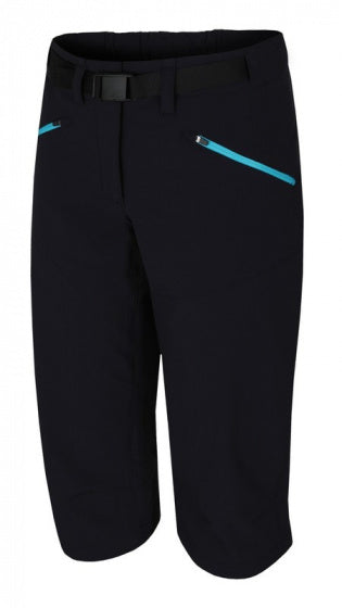 driekwart broek Row dames polyamide/elastaan zwart mt 40
