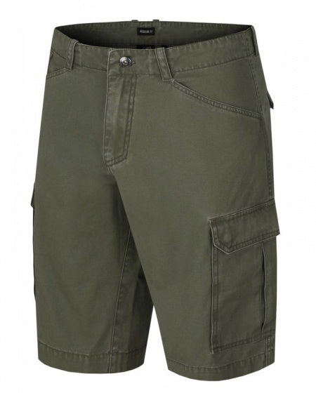 korte broek Lanzaro heren katoen legergroen maat XL