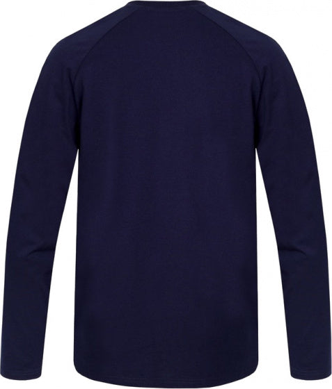 longsleeve Grute heren polykatoen donkerblauw maat S