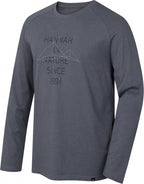 longsleeve Grute heren polykatoen grijs maat S