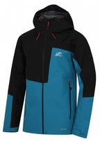 outdoorjas Alagan heren polyester zwart/blauw maat L