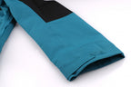outdoorjas Alagan heren polyester zwart/blauw maat L