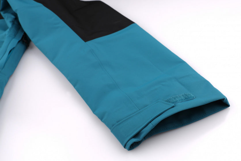 outdoorjas Alagan heren polyester zwart/blauw maat XXL