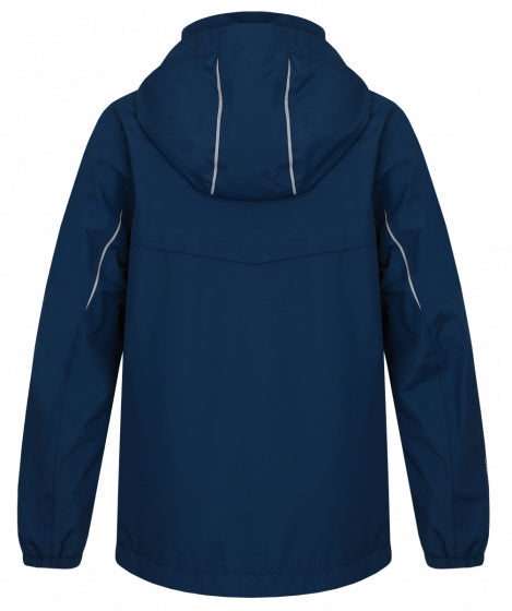 outdoorjas Brons Jr jongens polyester blauw mt 128