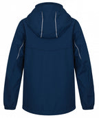 outdoorjas Brons Jr jongens polyester blauw mt 128