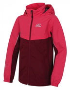 outdoorjas Brons Jr jongens polyester rood/roze mt 164
