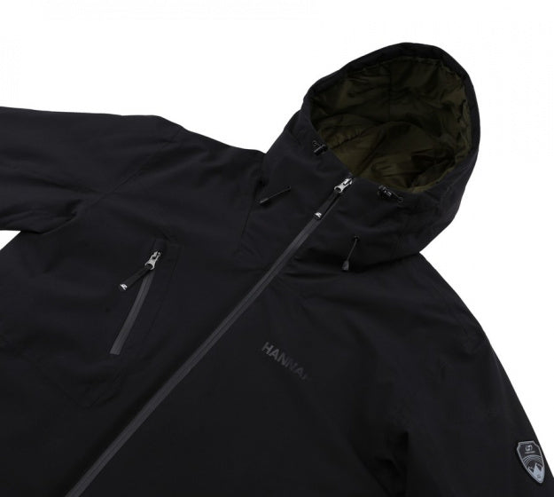 Hannah Outdoorjas Derk heren polyester antraciet maat XXL