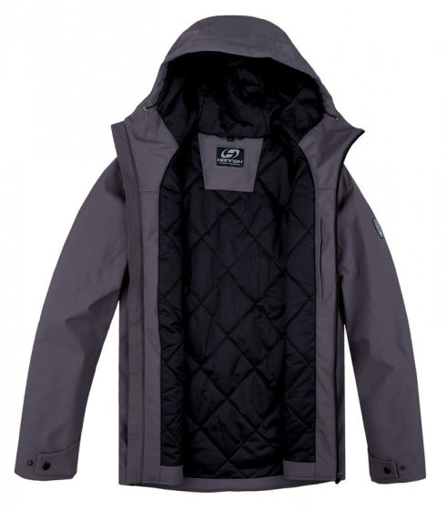 Hannah Outdoorjas Derk heren polyester grijs maat M