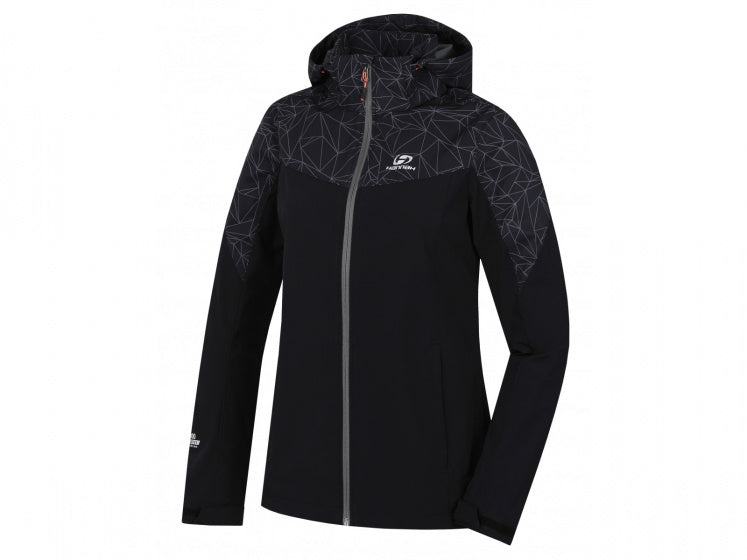 outdoorjas Frida Light dames polyester zwart mt 38