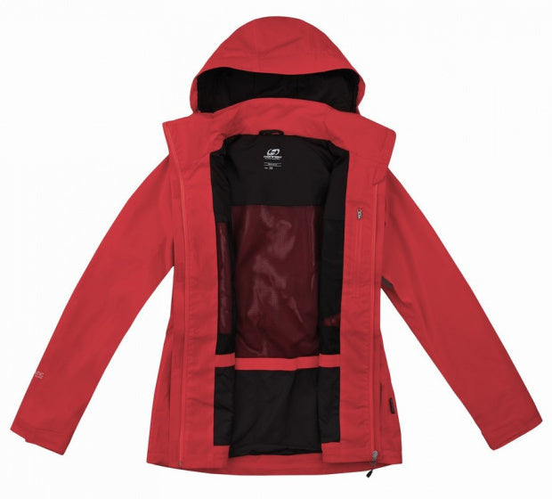 outdoorjas Mindy dames polyester rood maat 36