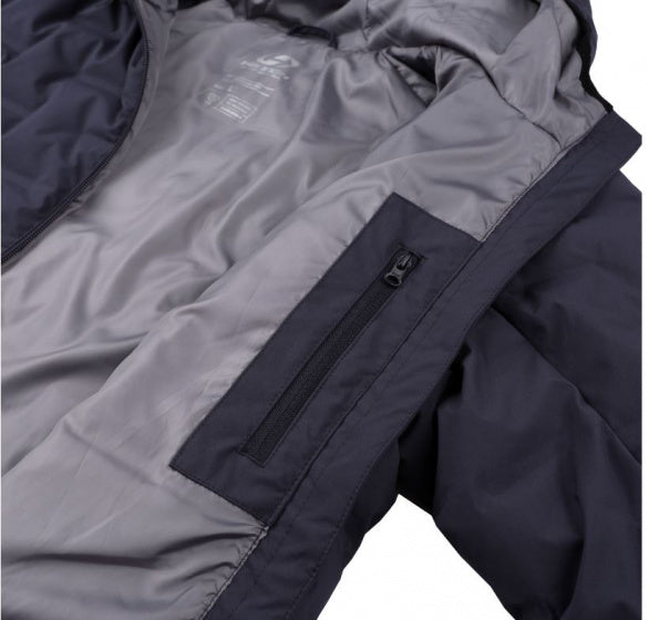 outdoorjas Zazu heren polyester donkergrijs maat XL