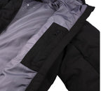 outdoorjas Zazu heren polyester donkergrijs maat M