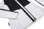 outdoorvest Cher dames polyester wit/zwart maat 42