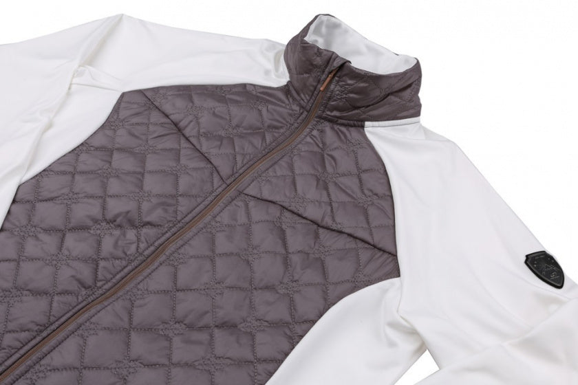 Hannah Outdoorvest Elsa dames polyester wit grijs maat 38