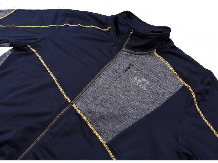 outdoorvest Maddox heren polyester/elastaan zwart maat M