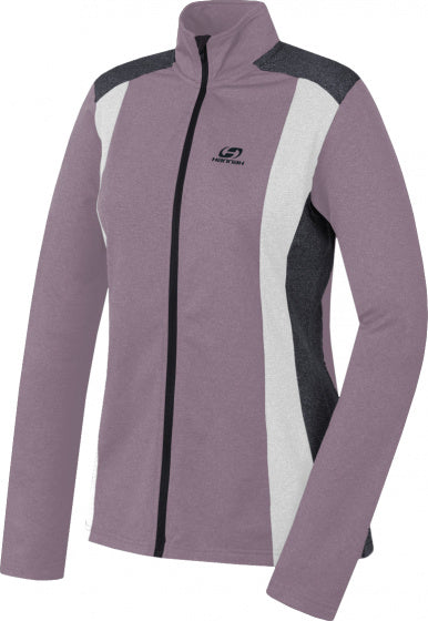 Hannah Outdoorvest Nala dames polyester roze/wit/donkergrijs mt 36
