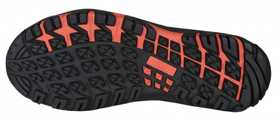 sandalen Belt unisex EVA/microfiber zwart/oranje maat 46