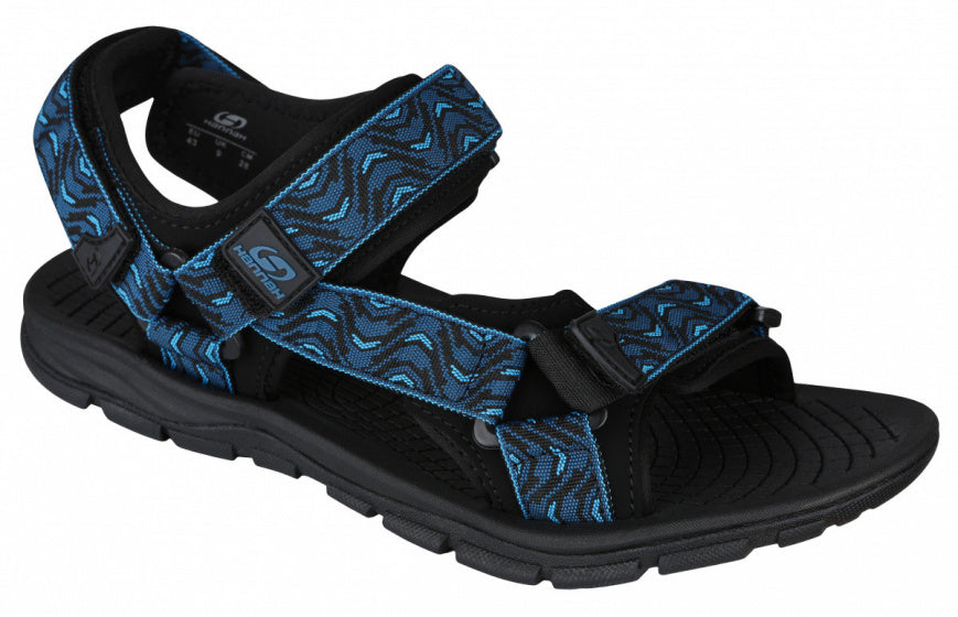 sandalen Feet unisex EVA/polyester zwart/blauw maat 37