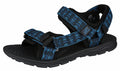 sandalen Feet unisex EVA/polyester zwart/blauw maat 37