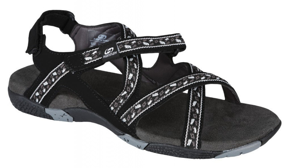 sandalen Fria Lady dames EVA/polyester grijs/zwart maat 42