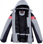 ski-jas Cocco dames polyester lichtgrijs maat 42