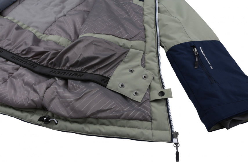 ski-jas Malika dames polyester groen/blauw maat 42