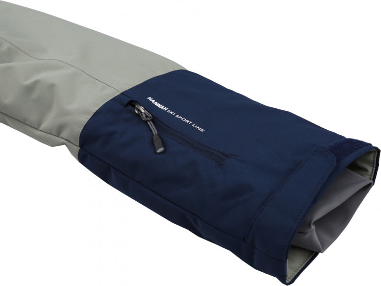 ski-jas Malika dames polyester groen/blauw maat 42