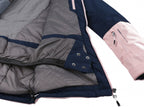 ski-jas Malika dames polyester roze/blauw maat 42