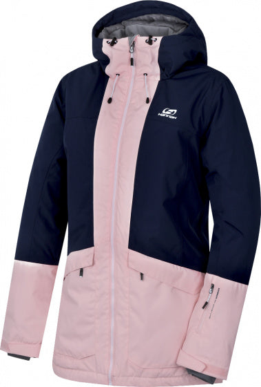 ski-jas Malika dames polyester roze/blauw maat 42