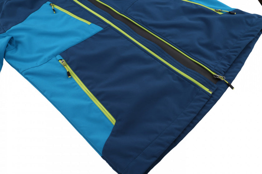 softshell jas Selby heren synthetisch blauw mt M