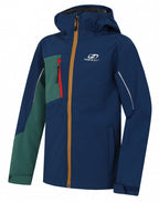 softshell jas Tener jongens polyester blauw/groen mt 116