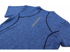 sportshirt Pello heren polyester donkerblauw maat S