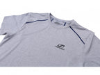 sportshirt Pello heren polyester lichtgrijs maat XXL