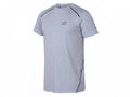 sportshirt Pello heren polyester lichtgrijs maat XXL