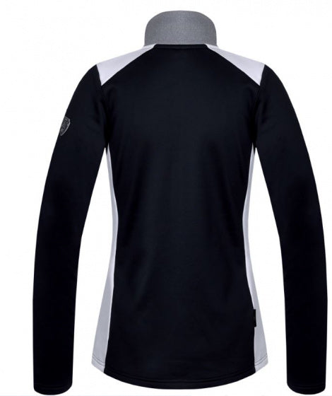 Hannah Sportjack Trudy dames polyester/elastaan grijs/wit maat 40