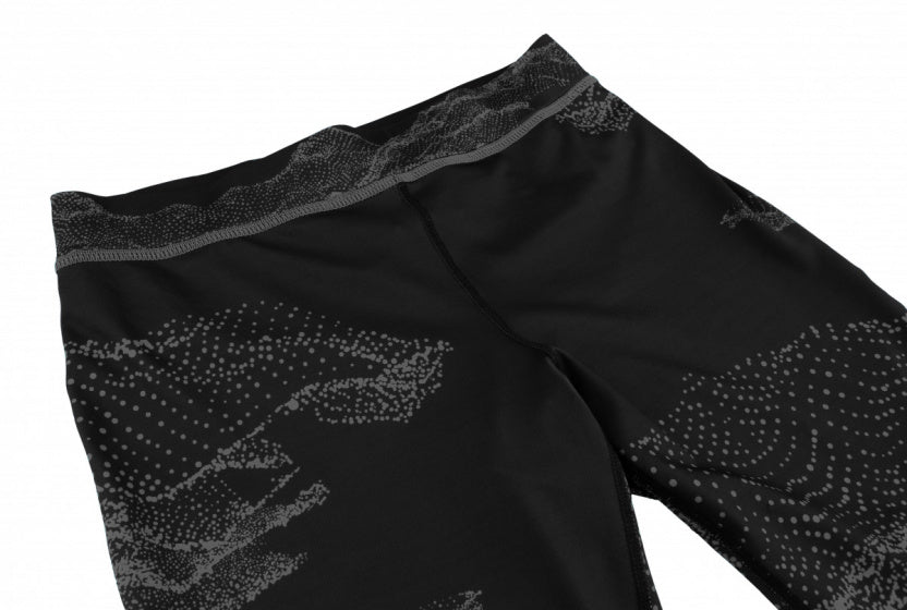 sportlegging Monety dames polyester/elastaan zwart mt 34