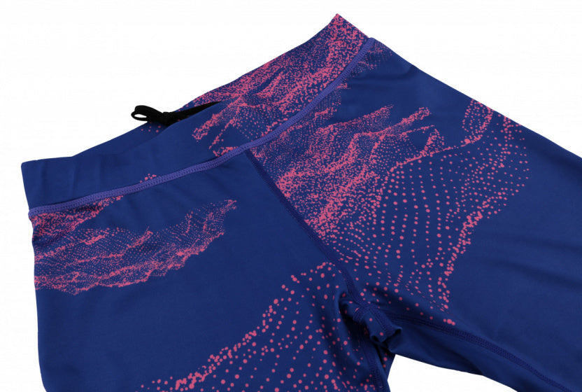 sportlegging Relay dames synthetisch blauw/roze mt 38