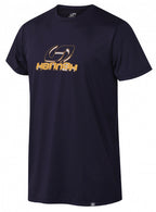 sportshirt Parnell heren polyester donkerblauw maat S