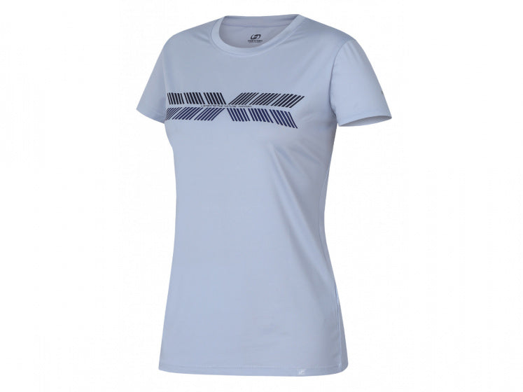 sportshirt Saffi dames polyester lichtblauw maat 40
