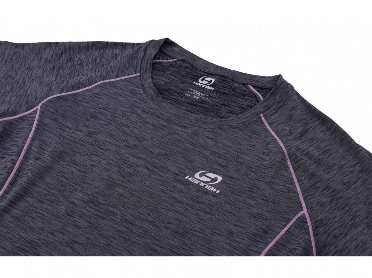 sportshirt Shelly dames polyester donkergrijs maat 36