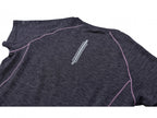 sportshirt Shelly dames polyester donkergrijs maat 36