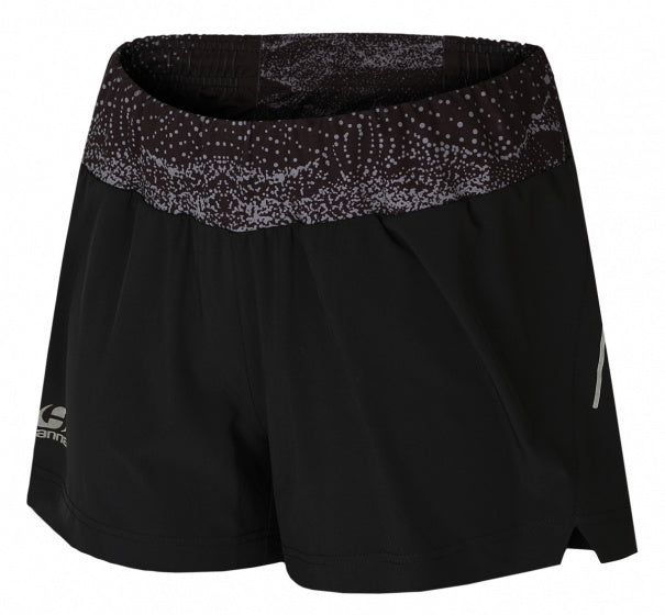 sportshort Passana synthetisch zwart/grijs maat 42