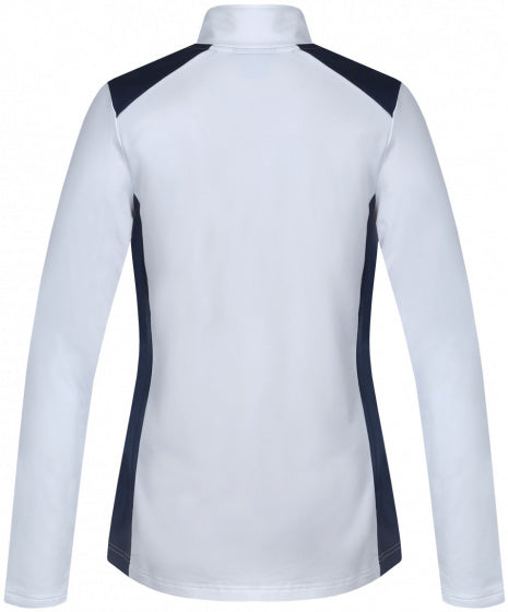 outdoorvest Nala dames polyester wit/grijs/blauw mt 40